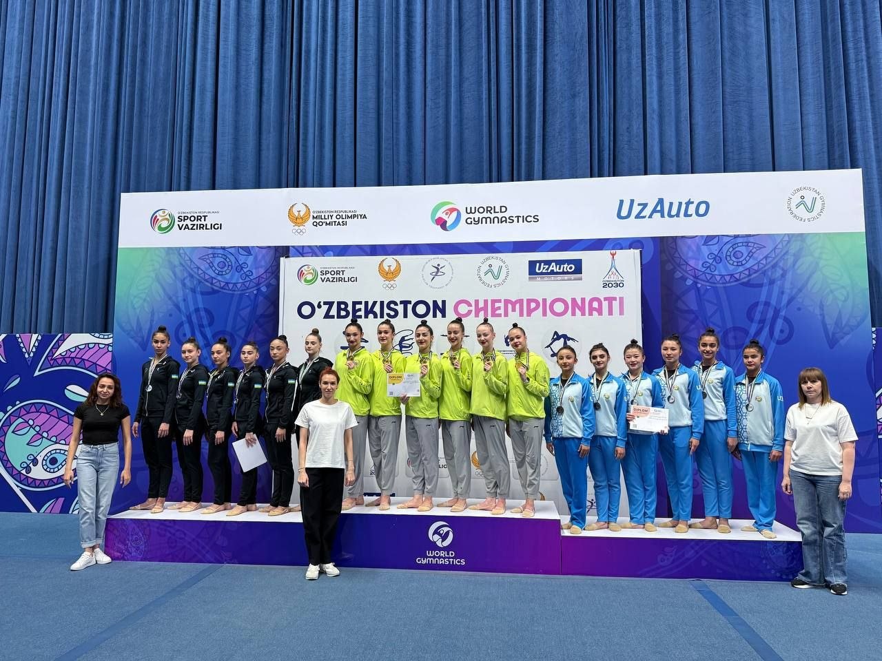 O'zbekiston badiiy gimnastika chempionati g'oliblari aniqlandi