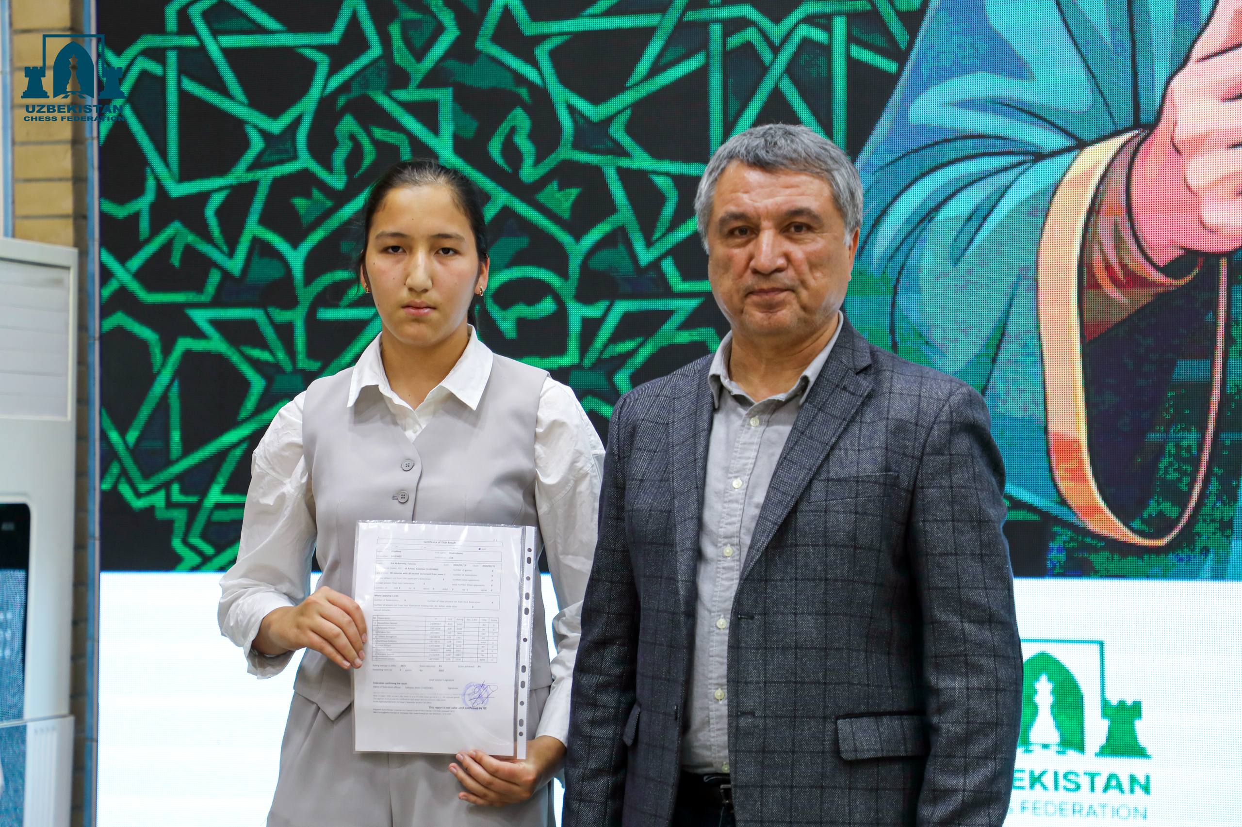Xalilova Madinabonu ayollar xalqaro sport usta unvonini bajardi