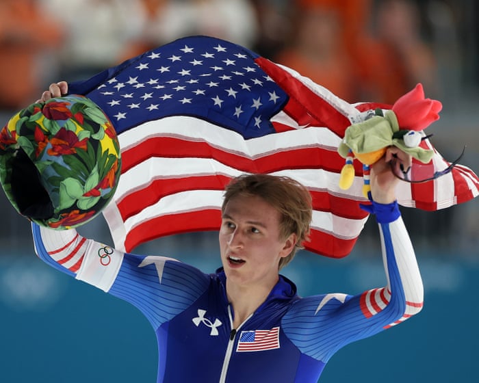 Jordan Stolz Olimpiada rekordini yangiladi