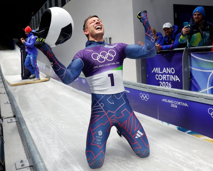 Matt Weston skeletonda oltin medalni qo'lga kiritdi, Team GB ni Winter Olympicsdagi ilk medali