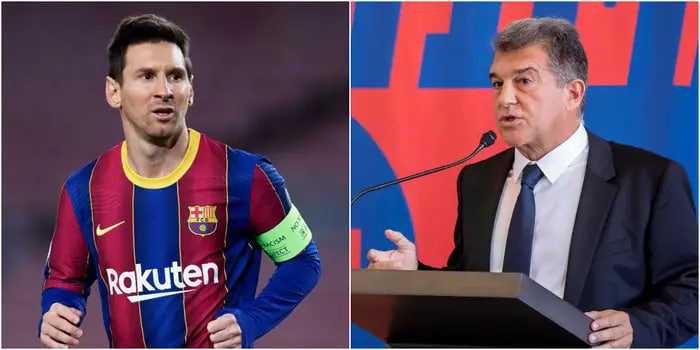 Laporta: "Messi bilan munosabatlarimiz buzilgan"